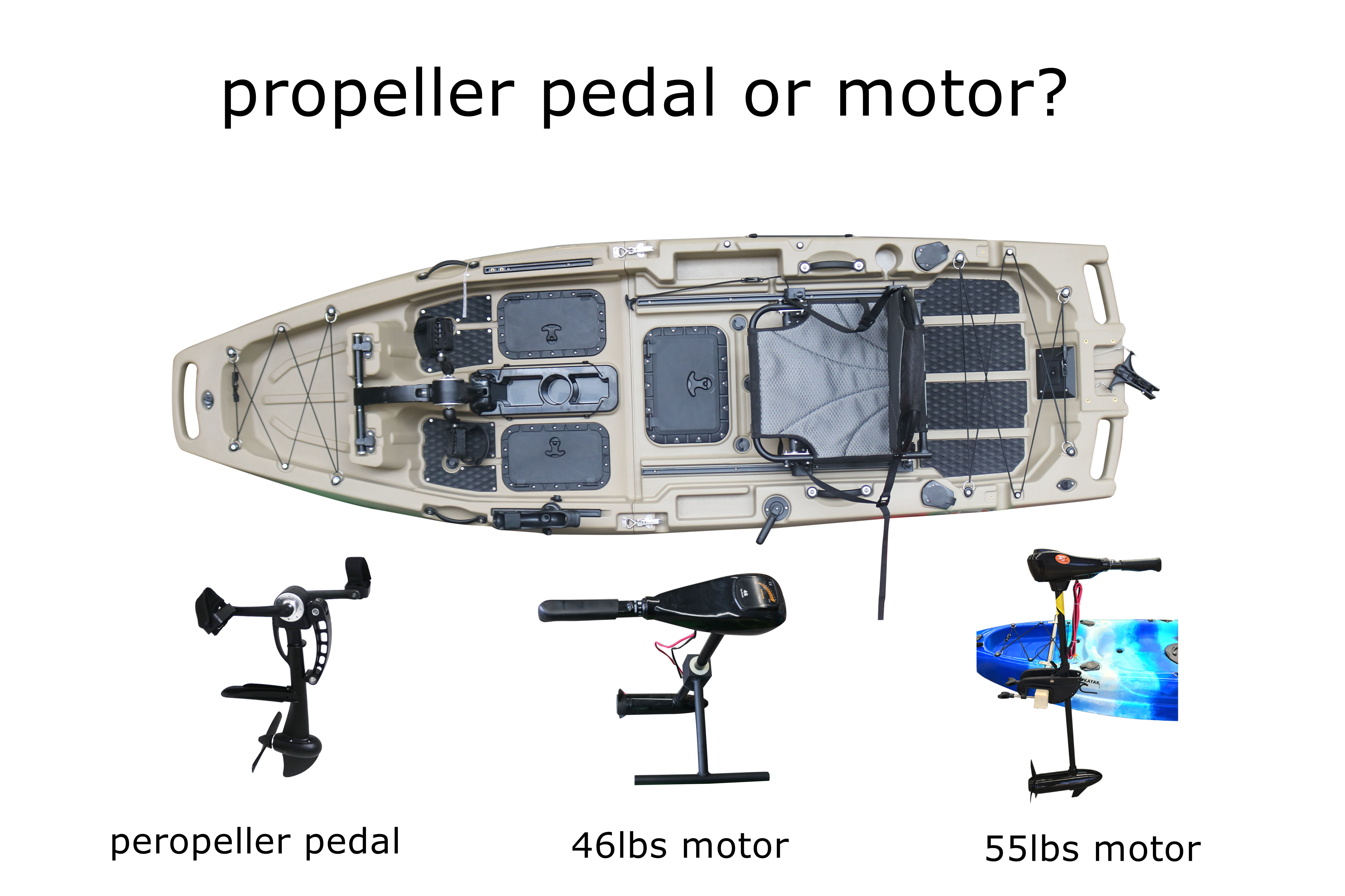 2025 NEW Modular Kayak 9.5ft P - Fishing Kayak Pedal Drive reseña y precio