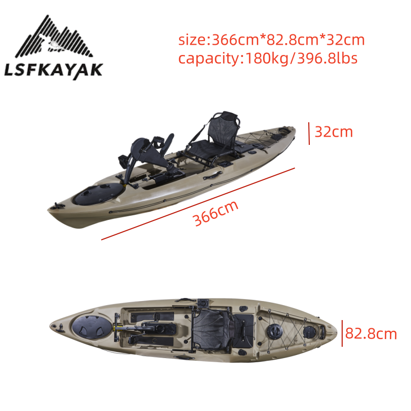 2025 Factory 12ft 3.6m Single  - Fishing Kayak Sit In reseña y precio