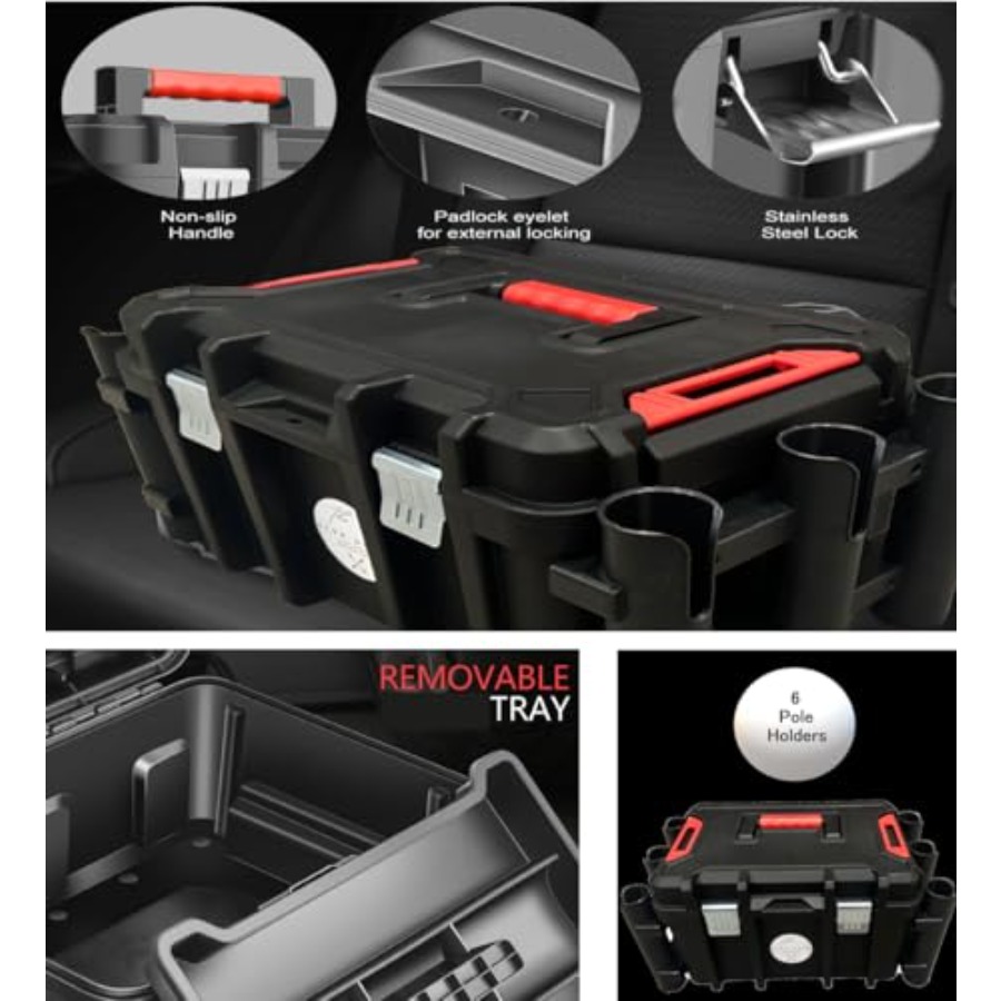 Kayak Fishing Crate - 6 Integr - Fishing Kayak Crate reseña y precio