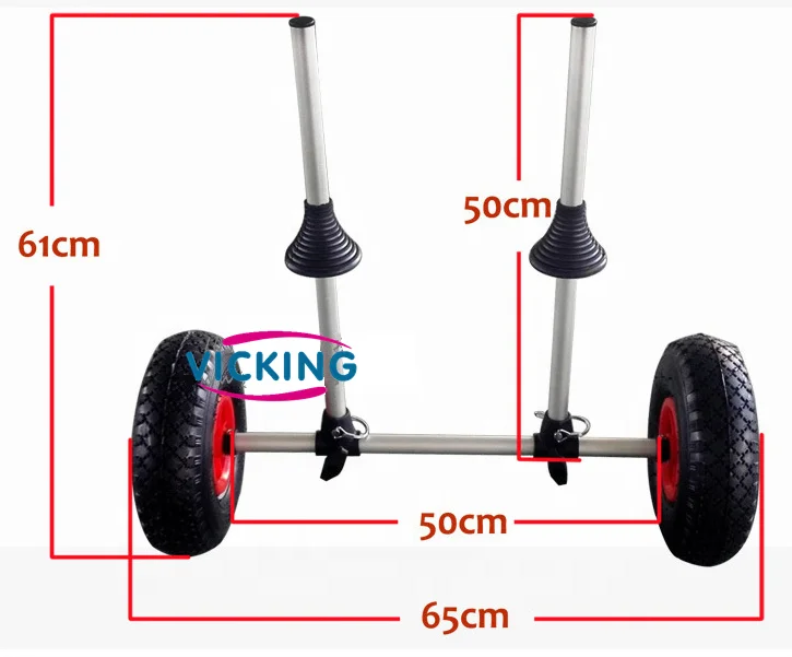 Lakes Rivers Aluminum Fishing  - Fishing Kayak Cart reseña y precio