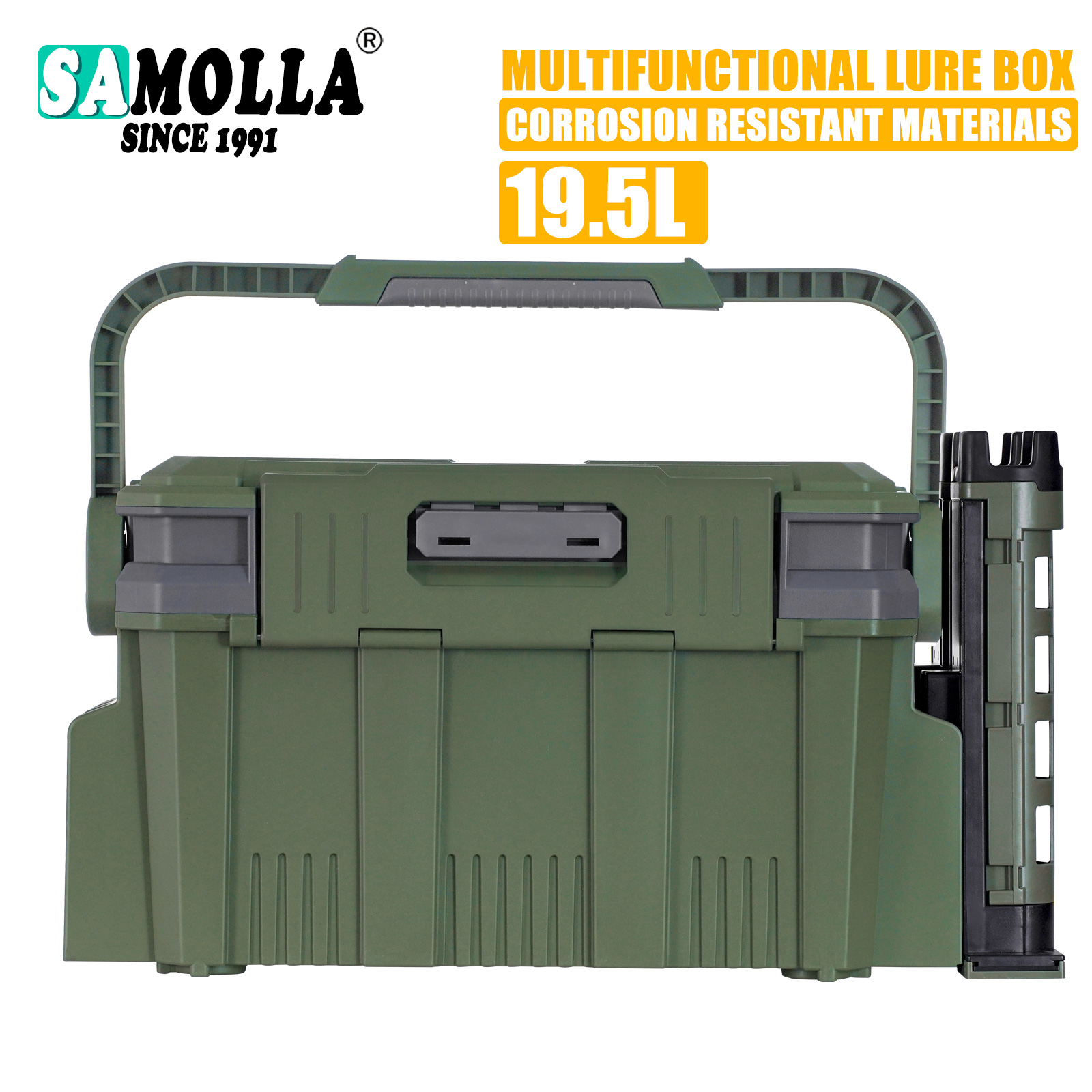 New Large Fishing Box Suit 19. - Fishing Kayak Crate reseña y precio