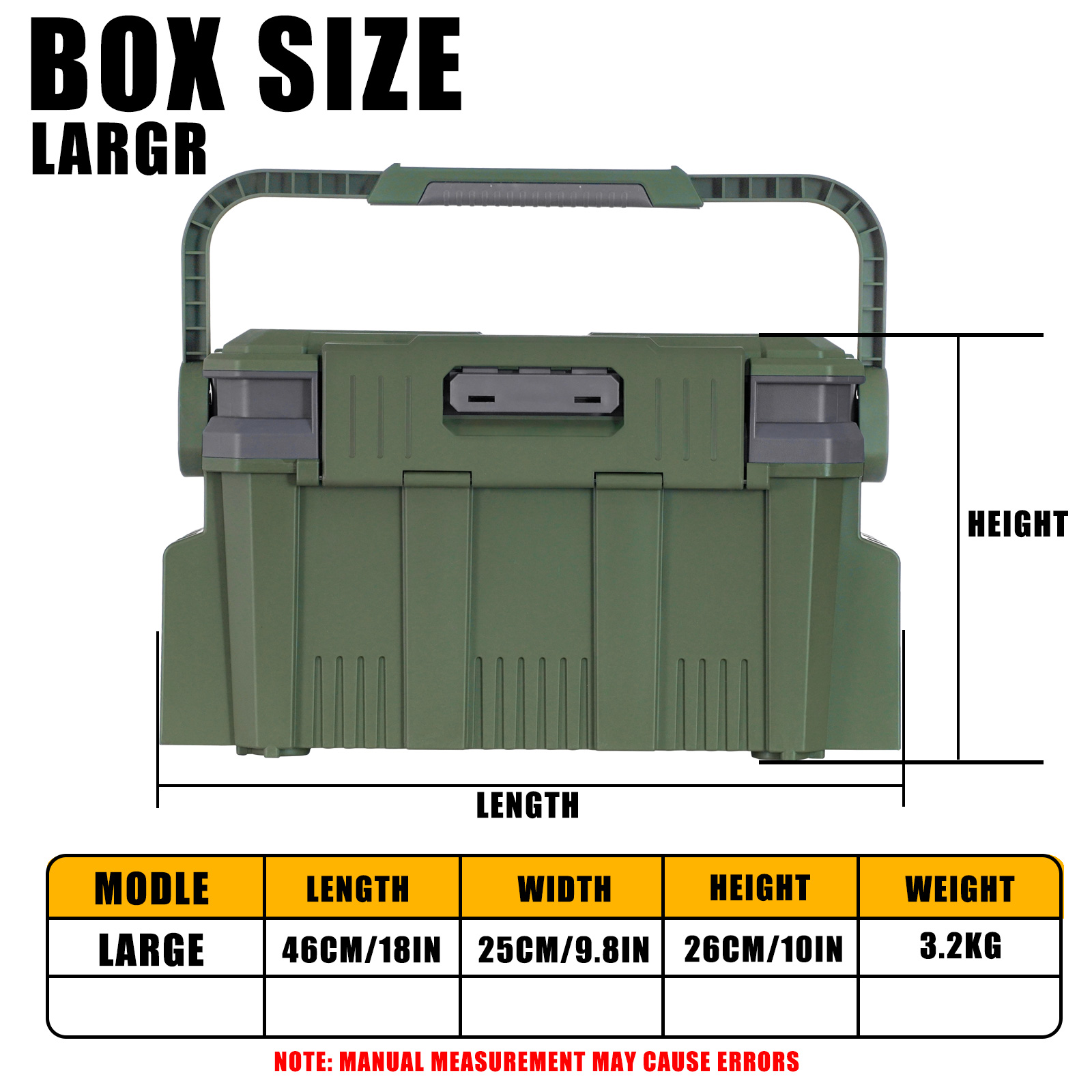 New Large Fishing Box Suit 19. - Fishing Kayak Crate reseña y precio