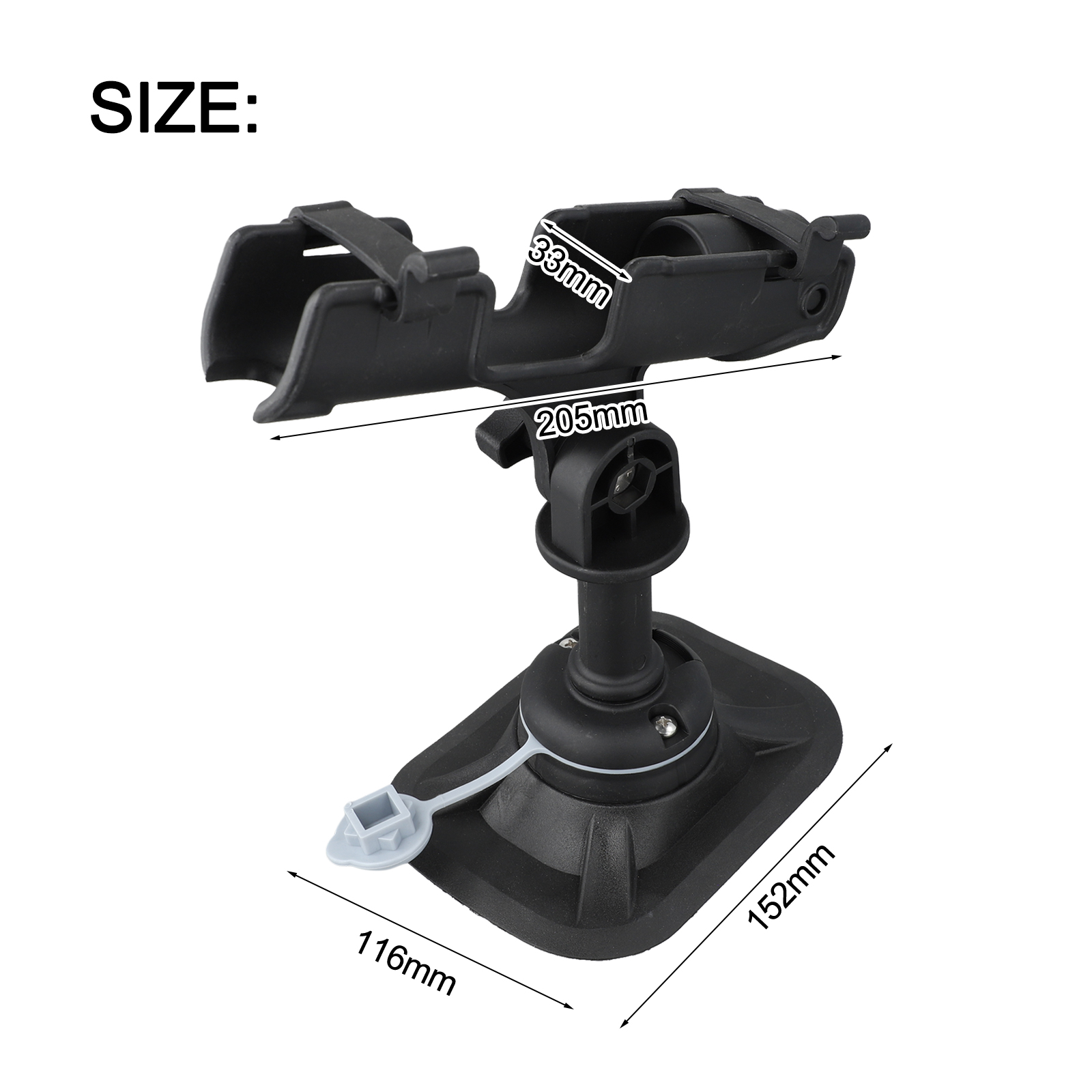 Adjustable Removable Fishing R - Fishing Kayak Rod Holder reseña y precio