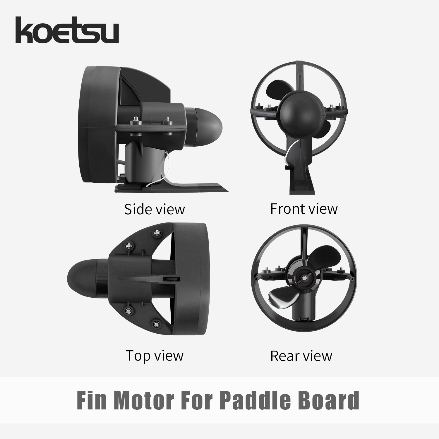 KOETSU paddle board underwater - Fishing Kayak Trolling Motor reseña y precio