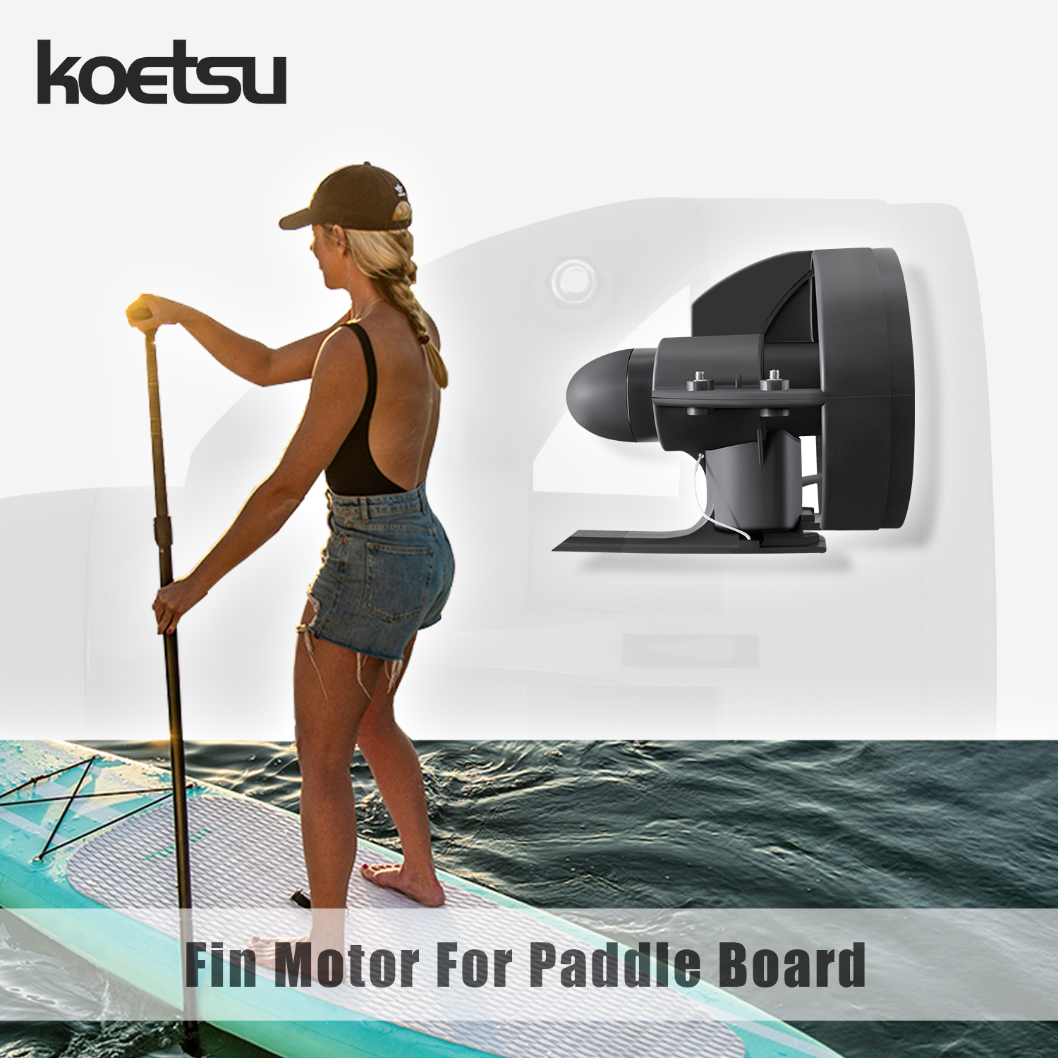 KOETSU paddle board underwater - Fishing Kayak Trolling Motor reseña y precio