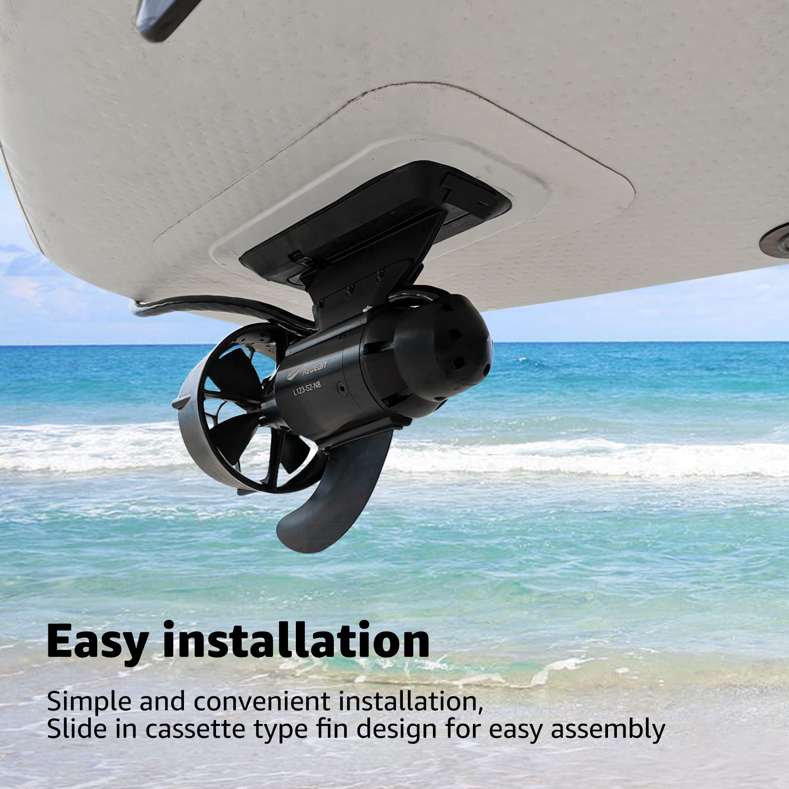 380W 600W Electric Fins Stand  - Fishing Kayak Trolling Motor reseña y precio