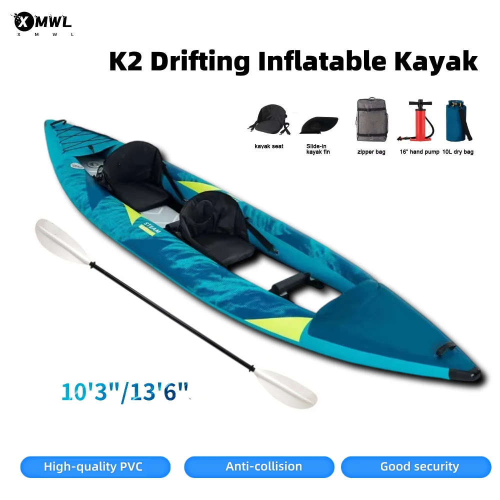Canoe Kayak Inflatable Boat 1- - Fishing Kayak Seat reseña y precio