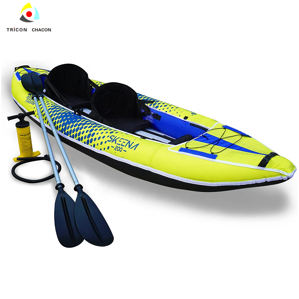 Adult Inflatable Fishing Canoe - Fishing Kayak Seat reseña y precio