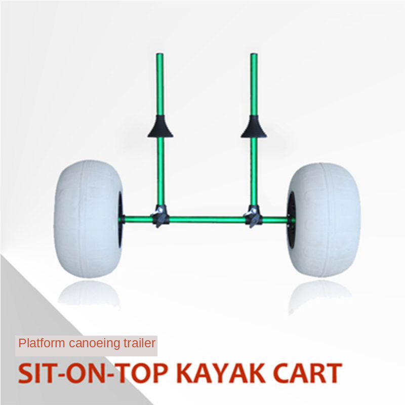 Foldable Upright Kayak Trailer - Fishing Kayak Cart reseña y precio
