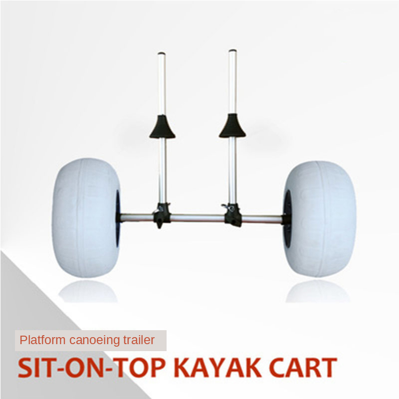 Foldable Upright Kayak Trailer - Fishing Kayak Cart reseña y precio
