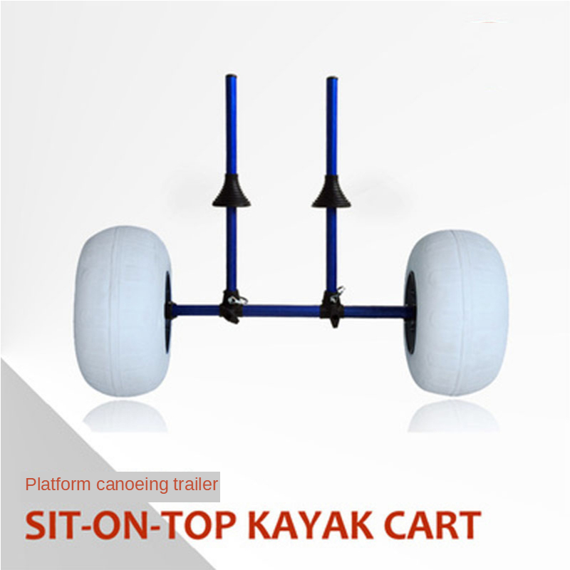 Foldable Upright Kayak Trailer - Fishing Kayak Cart reseña y precio