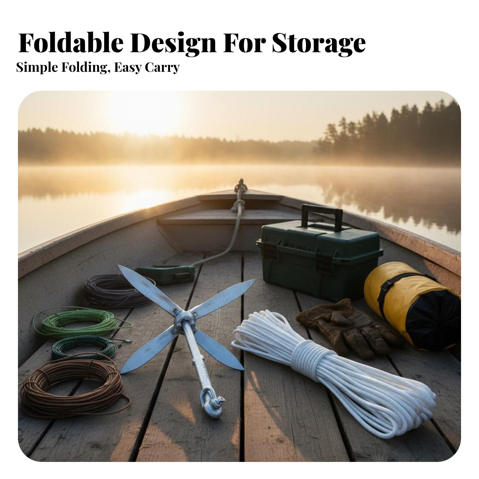 Lotus Anchor Foldable Carbon S - Fishing Kayak Anchor reseña y precio