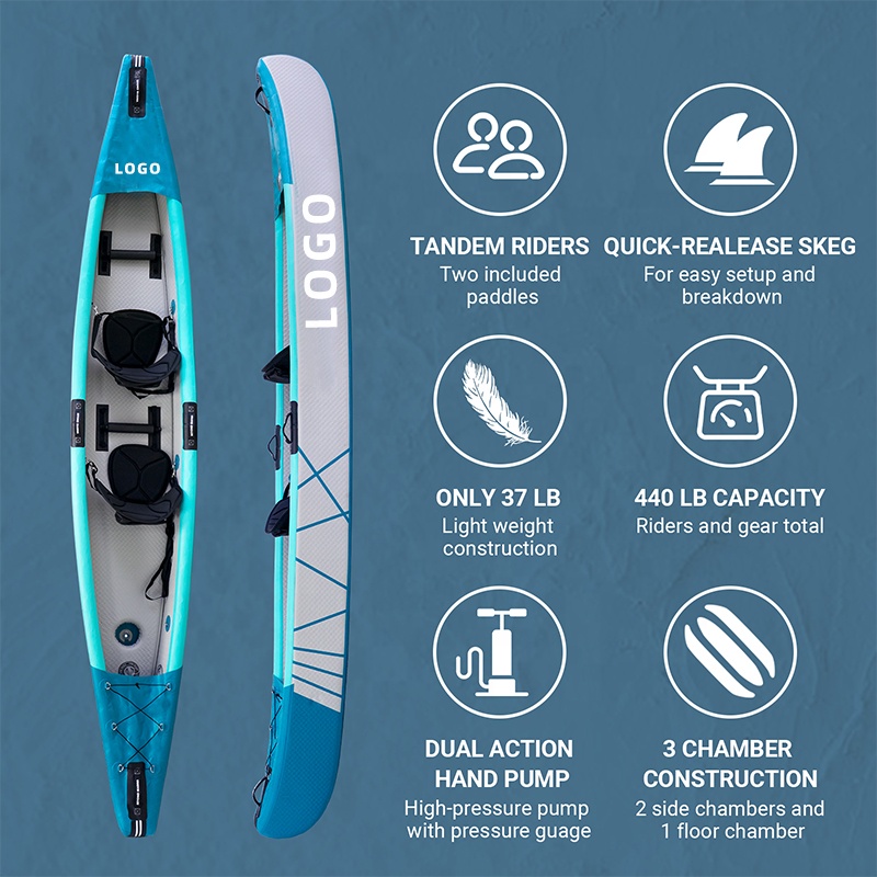 Drop Stitch Kayak Inflatable C - Fishing Kayak Sit In reseña y precio