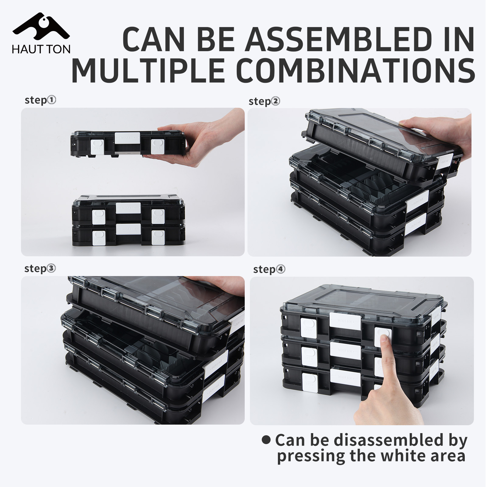 HAUT TON Waterproof Multifunct - Fishing Kayak Crate reseña y precio