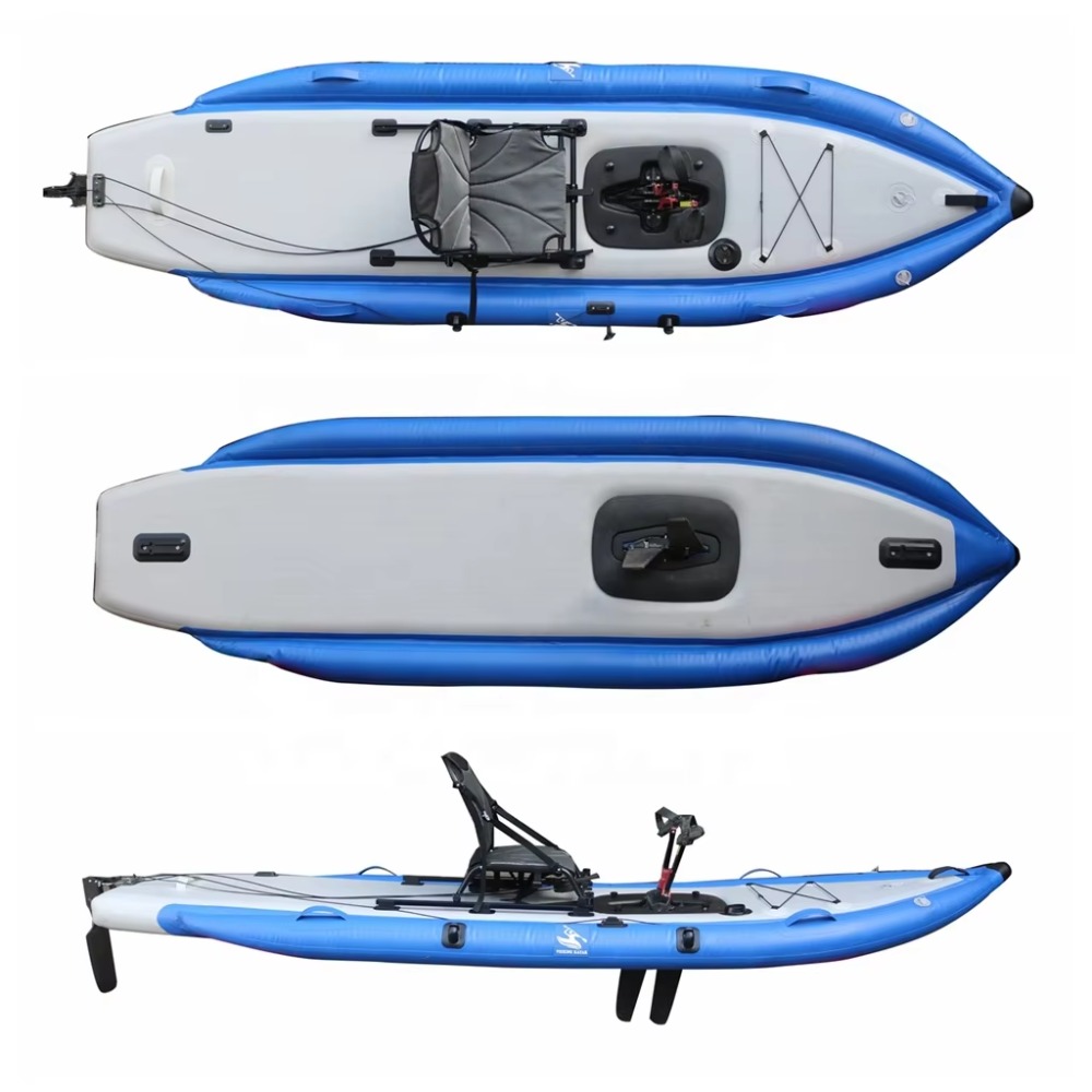 12ft Single Sit-On-Top Inflata - Fishing Kayak Pedal Drive reseña y precio