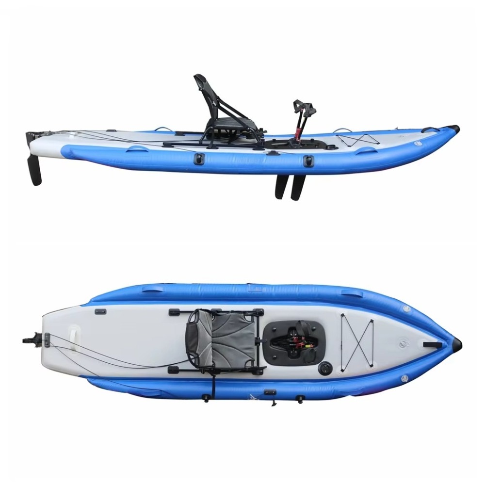 12ft Single Sit-On-Top Inflata - Fishing Kayak Pedal Drive reseña y precio
