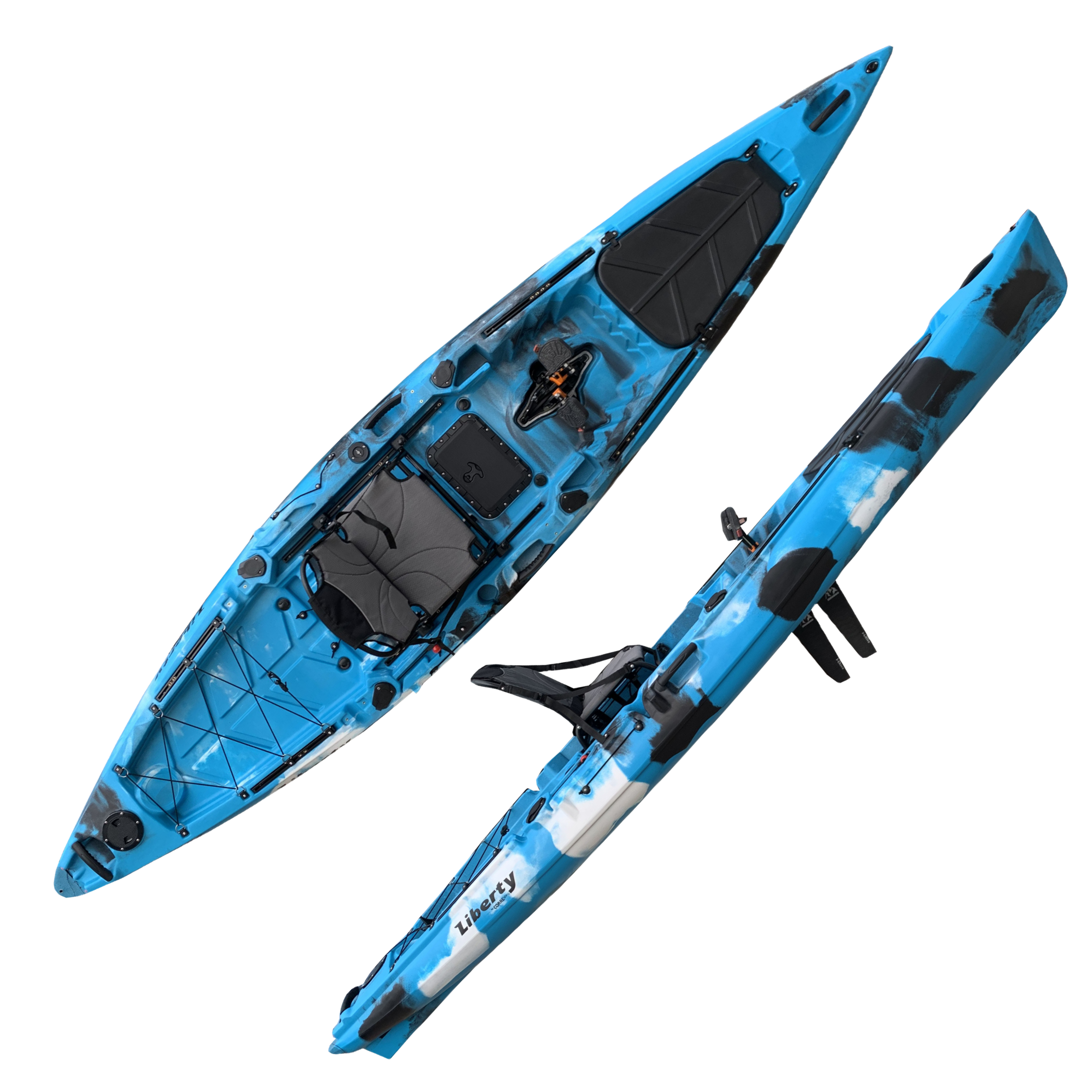 Zero Kayak New 4.15m One Perso - Fishing Kayak Pedal Drive reseña y precio