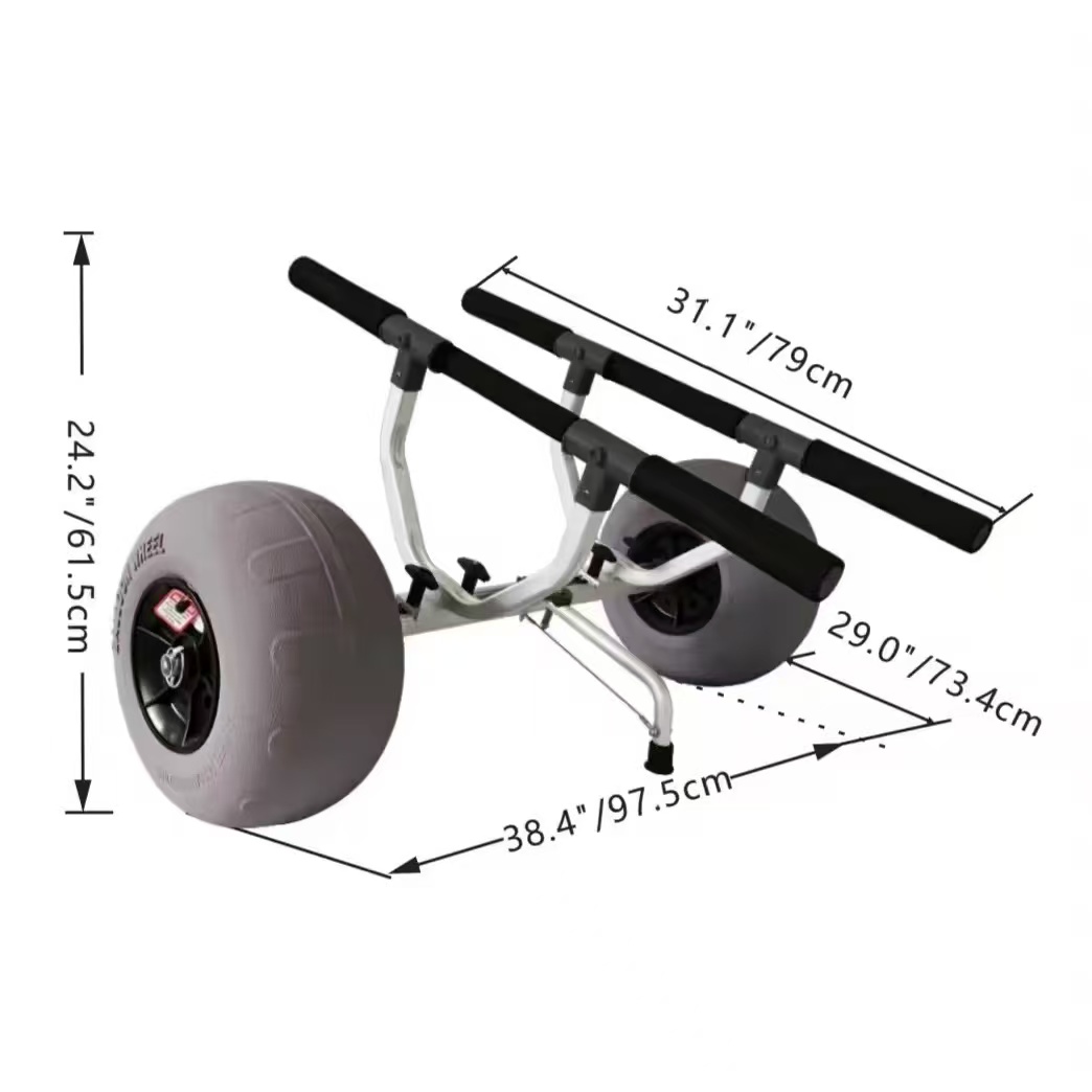 Yak Outdoors Aluminum Kayak Tr - Fishing Kayak Cart reseña y precio