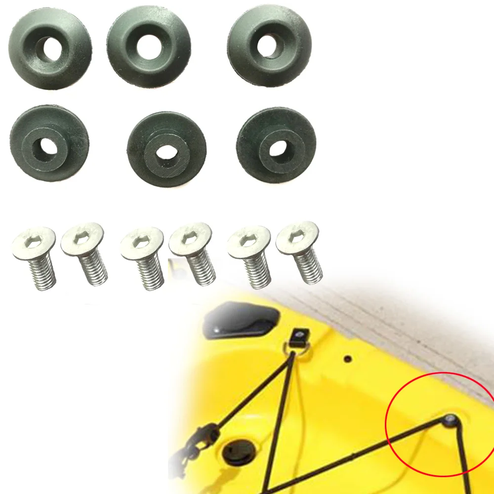 6PC Kayak Deck Line Guides Out - Fishing Kayak Cart reseña y precio