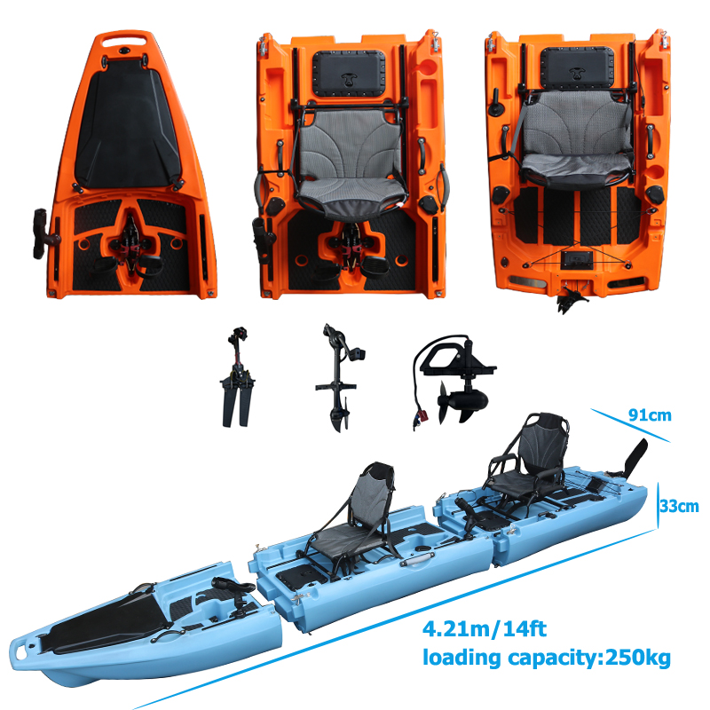 14FT 2 Person Detachable  Peda - Fishing Kayak Seat reseña y precio