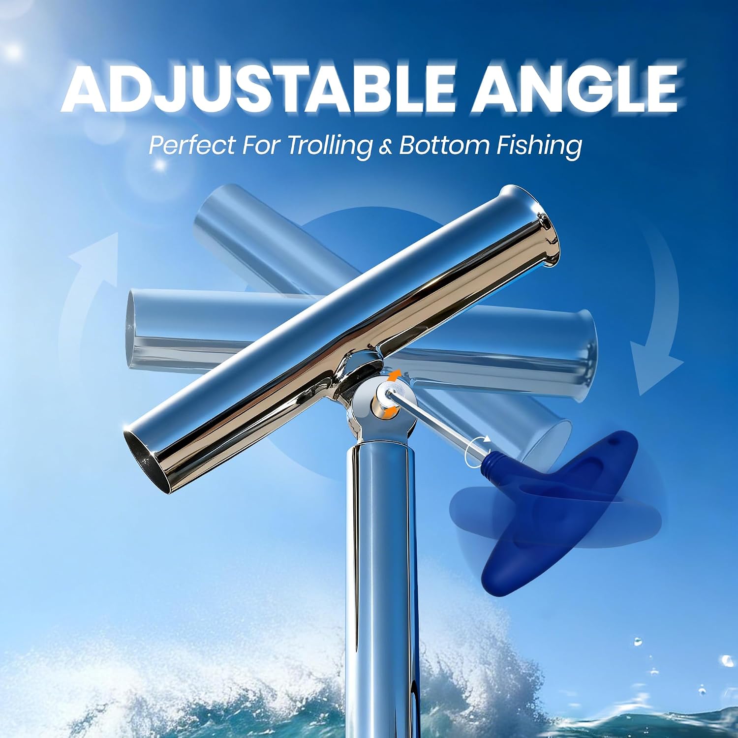 2-Pack Stainless Steel Outrigg - Fishing Kayak Rod Holder reseña y precio