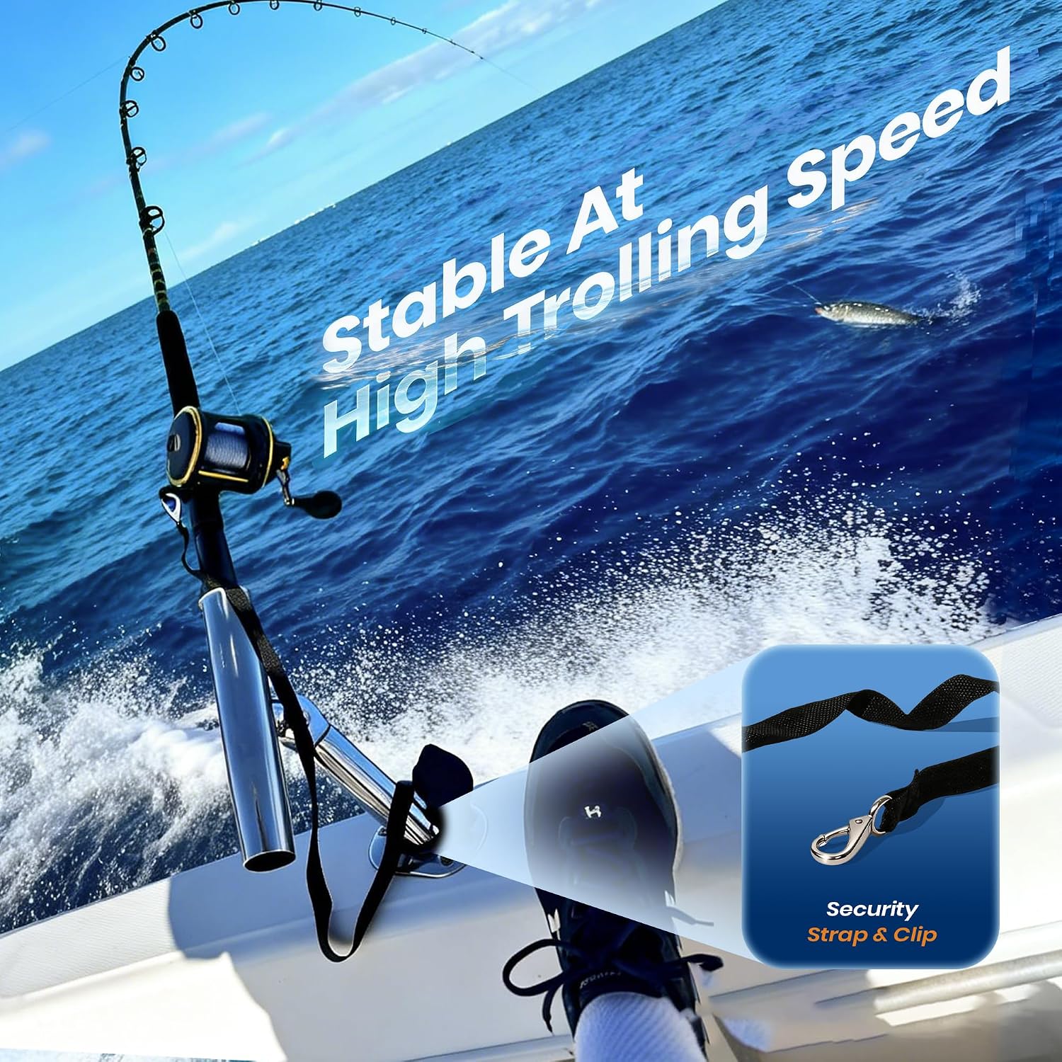2-Pack Stainless Steel Outrigg - Fishing Kayak Rod Holder reseña y precio