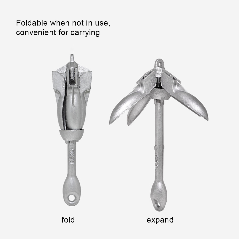 0.7KG 1.5KG Grapnel Anchor wit - Fishing Kayak Anchor reseña y precio