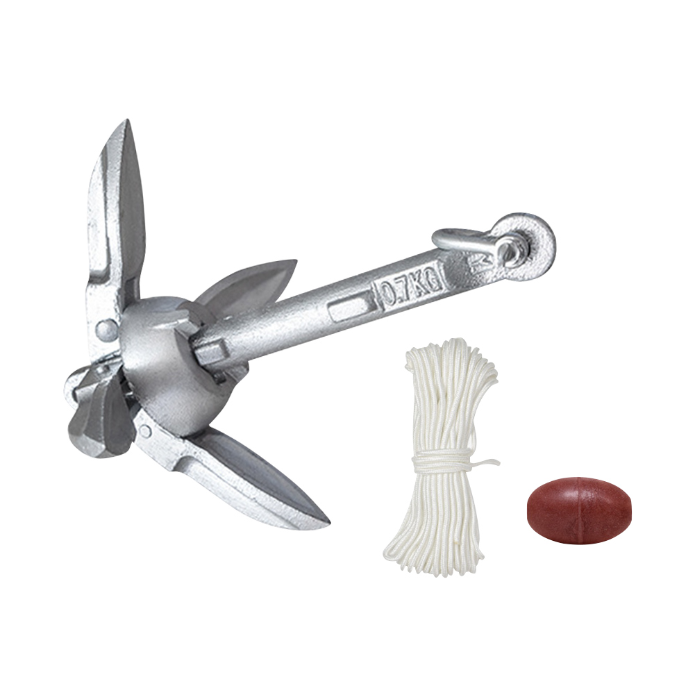 0.7KG 1.5KG Grapnel Anchor wit - Fishing Kayak Anchor reseña y precio