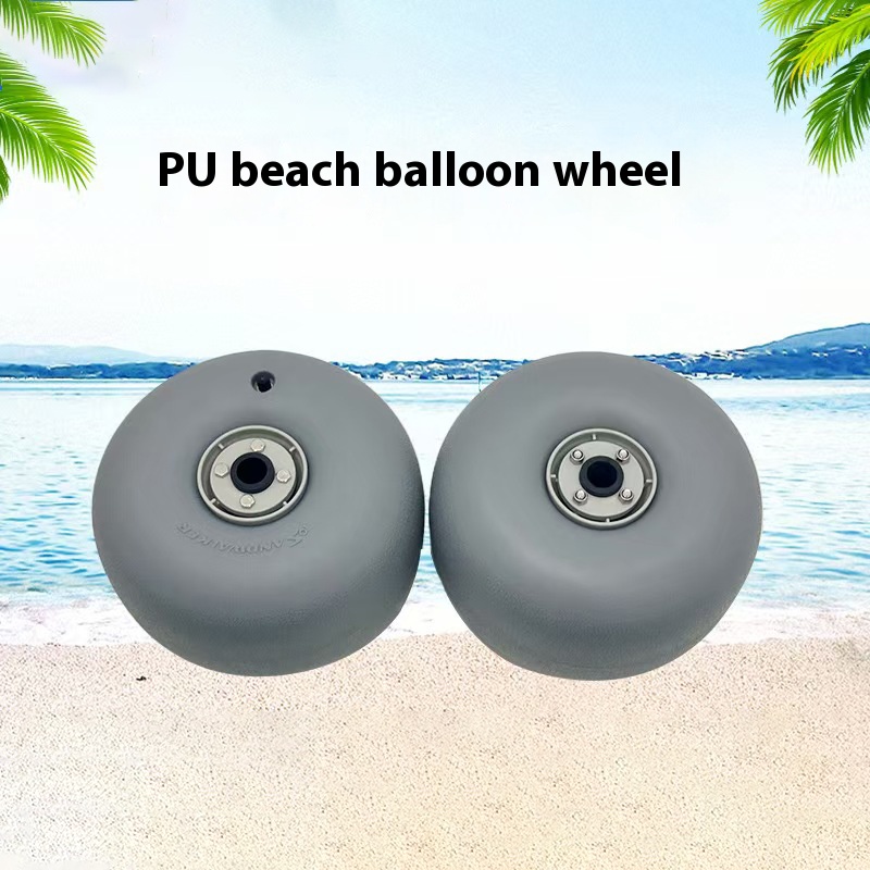9-inch inflatable PU balloon w - Fishing Kayak Cart reseña y precio