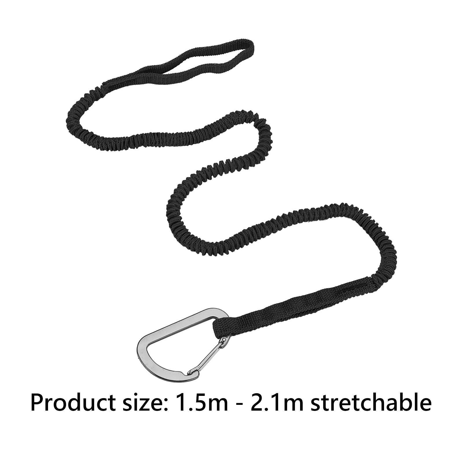 Boat Paddle Tether Elastic Lea - Fishing Kayak Paddle Leash reseña y precio