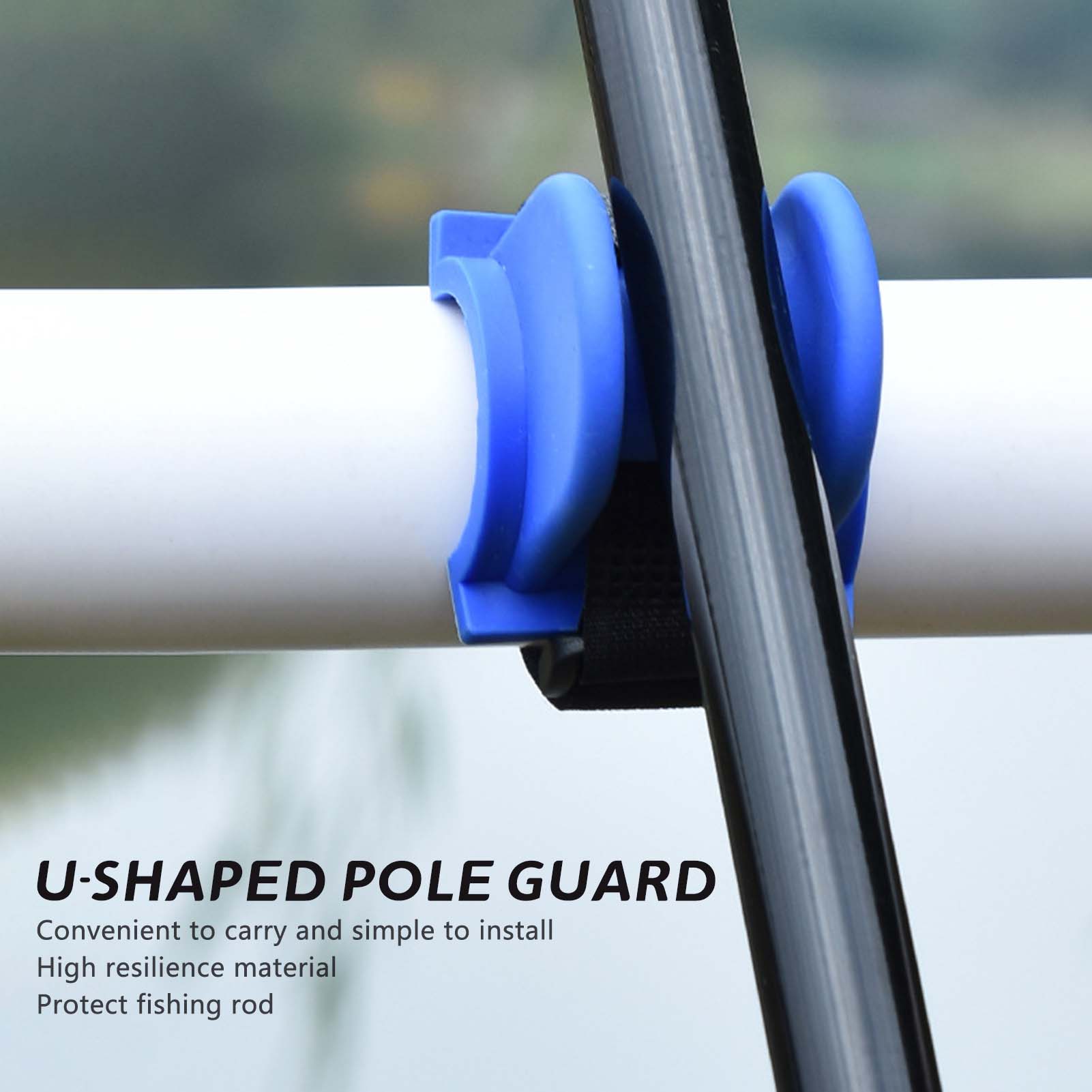 U-Shaped Boat Fishing Rod Hold - Fishing Kayak Rod Holder reseña y precio