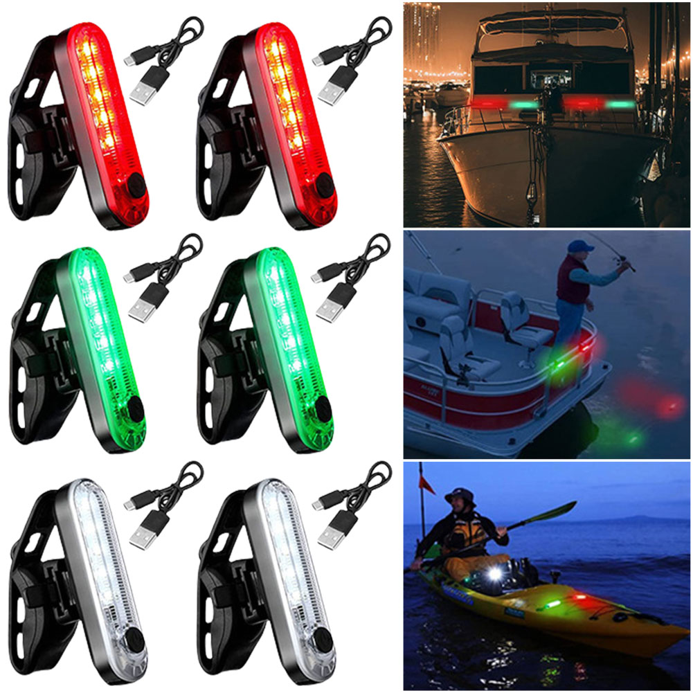 LED Boat Navigation Light USB  - Fishing Kayak Storage Bag reseña y precio