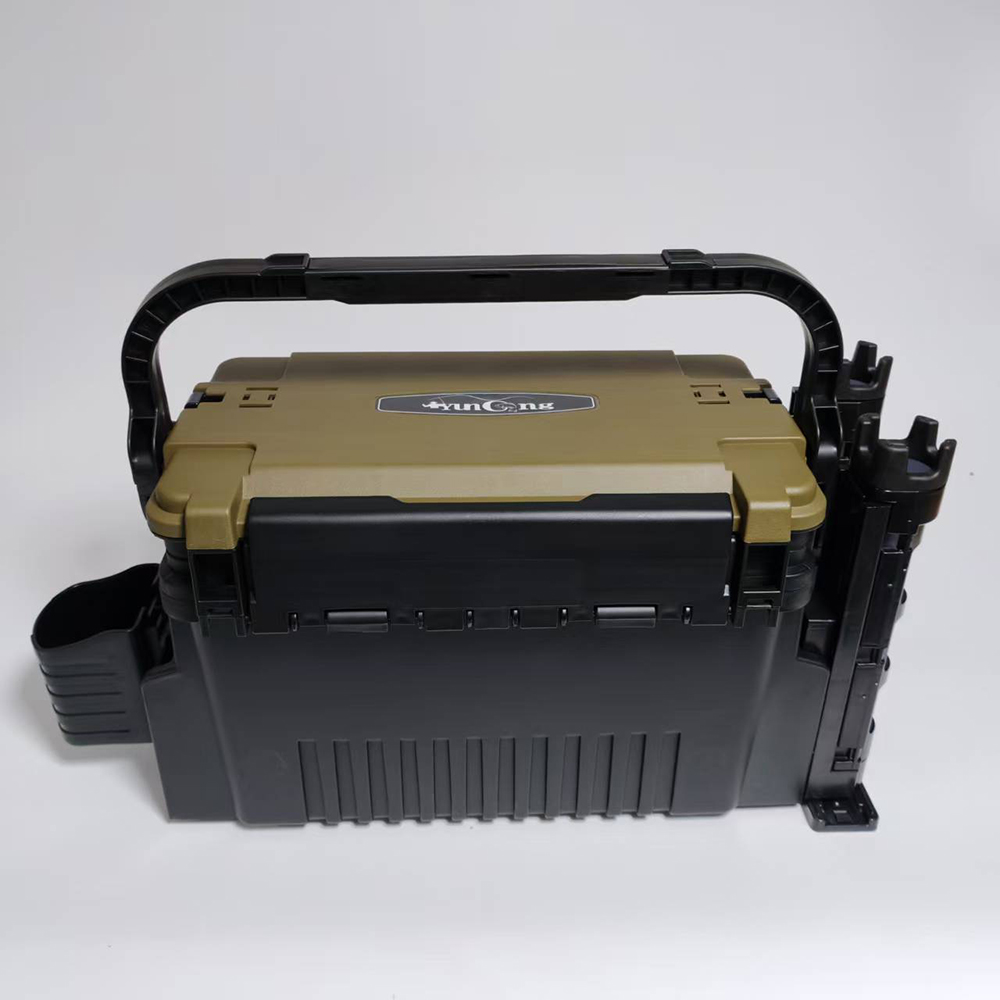 1 fishing box set, double-laye - Fishing Kayak Crate reseña y precio