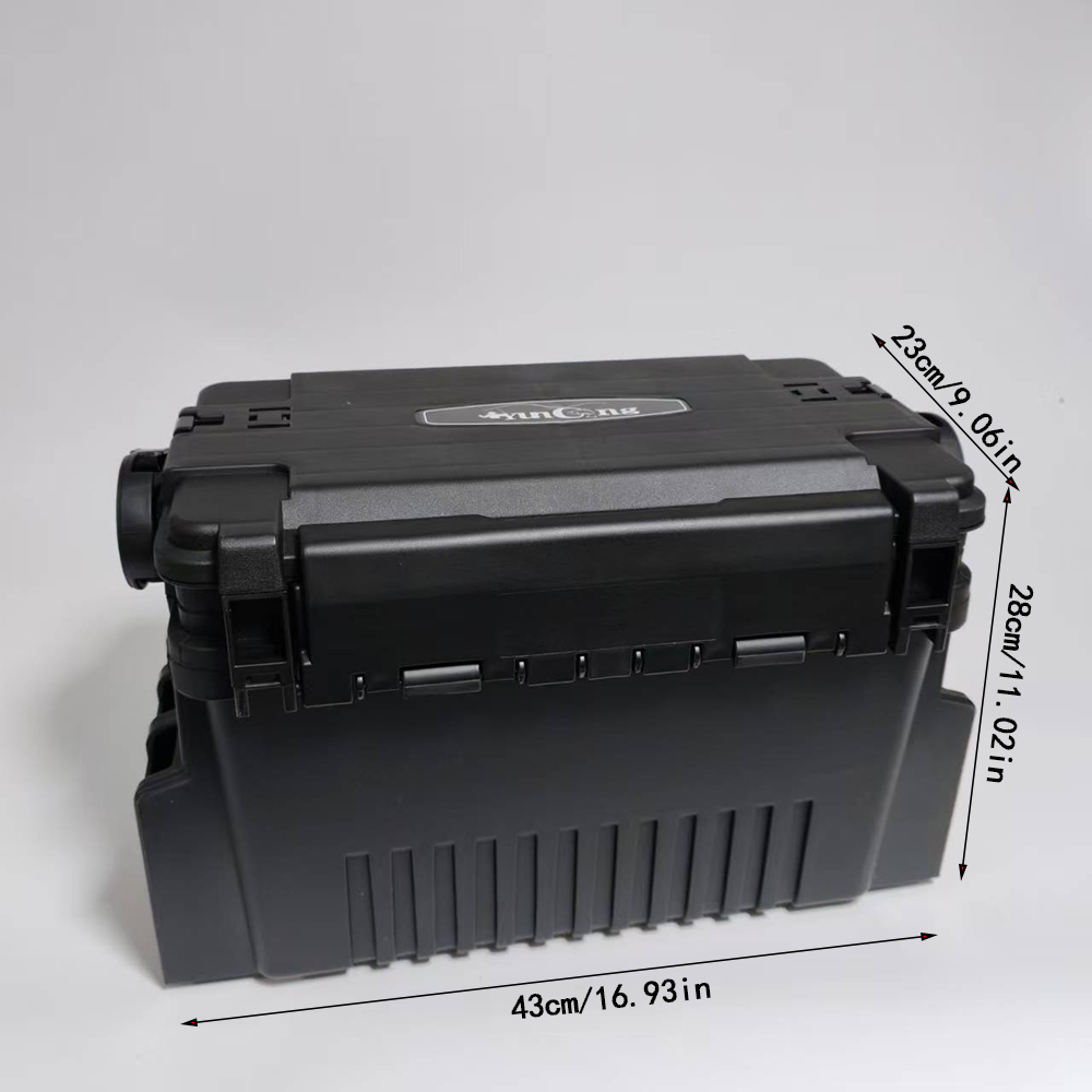 1 fishing box set, double-laye - Fishing Kayak Crate reseña y precio