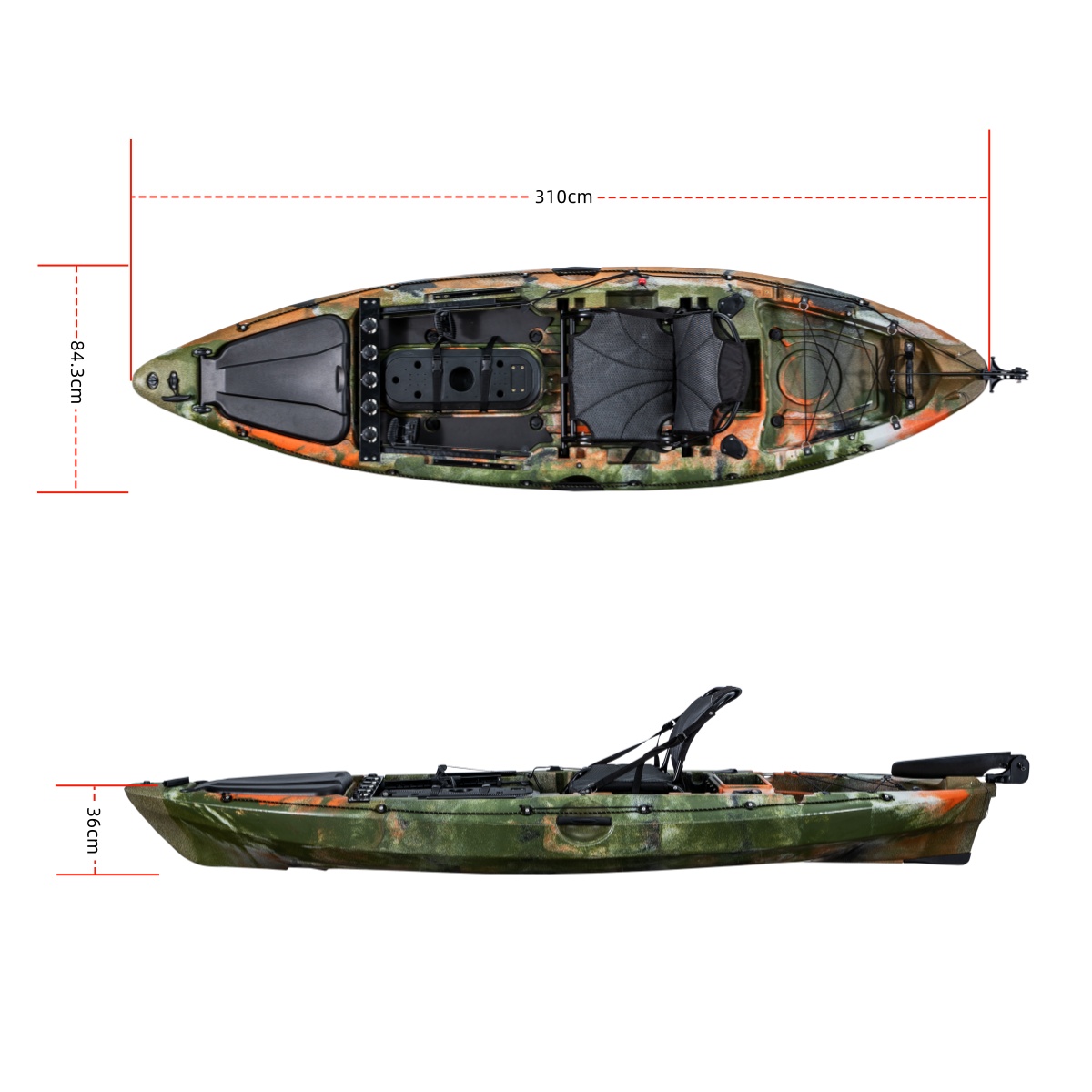 First-class Single Fishing Kay - Fishing Kayak Seat reseña y precio