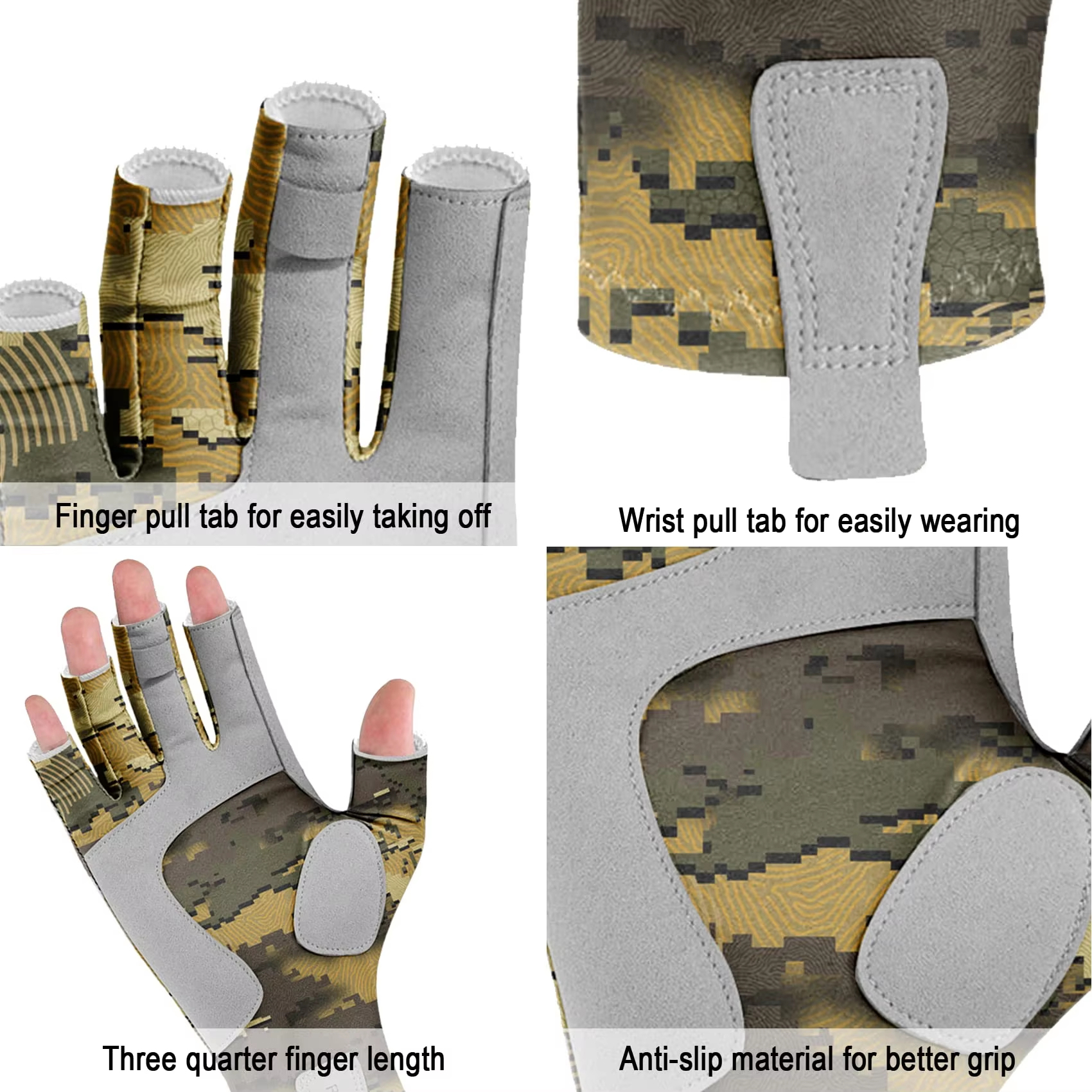 Riverruns Fingerless Fishing G - Fishing Kayak Sit On Top reseña y precio