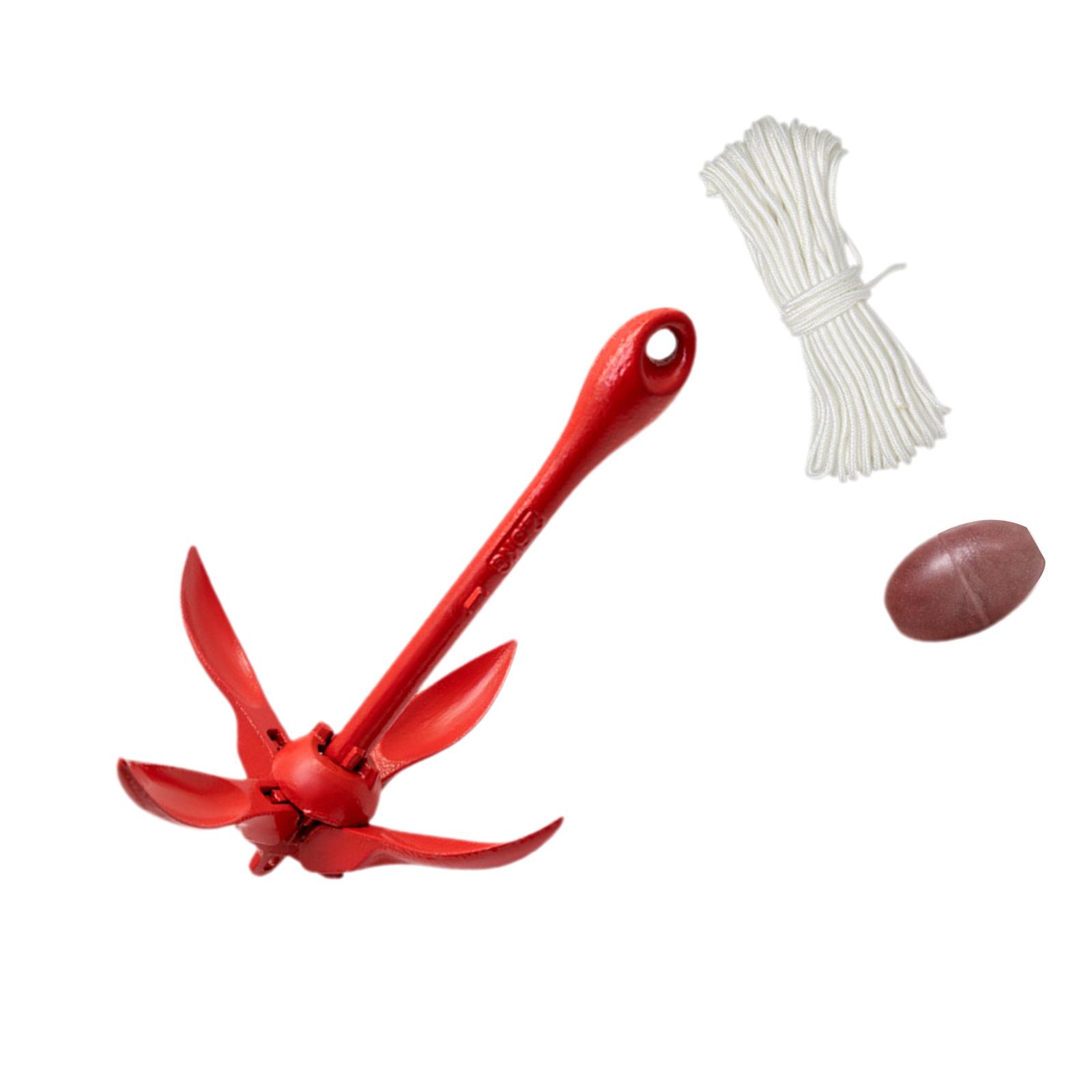 Folding Grapnel Boat Anchor Gr - Fishing Kayak Anchor reseña y precio
