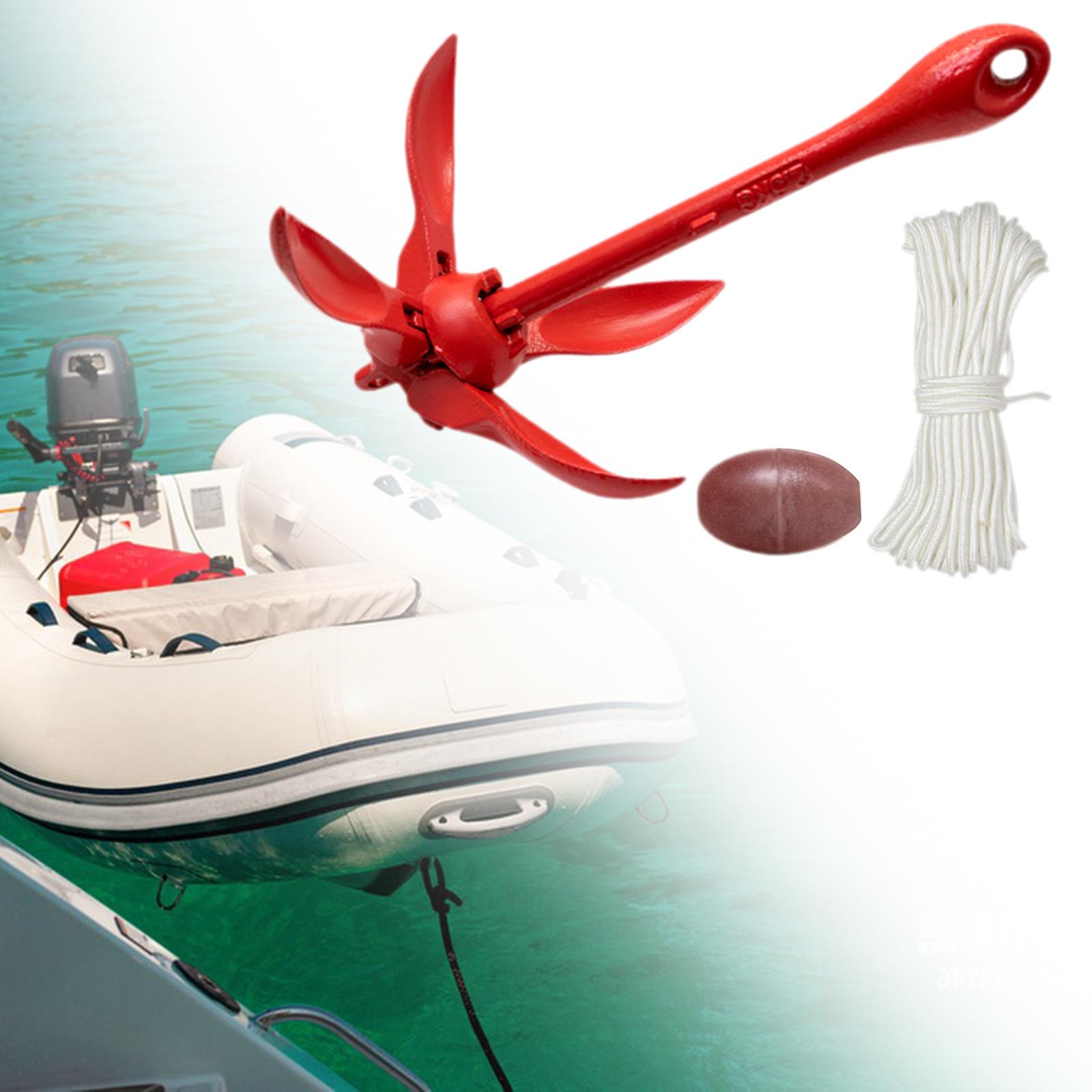 Folding Grapnel Boat Anchor Gr - Fishing Kayak Anchor reseña y precio