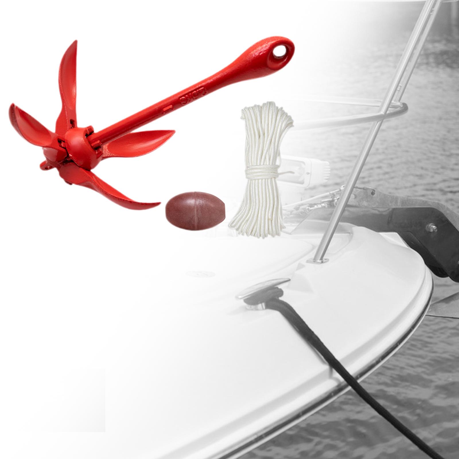 Folding Grapnel Boat Anchor Gr - Fishing Kayak Anchor reseña y precio