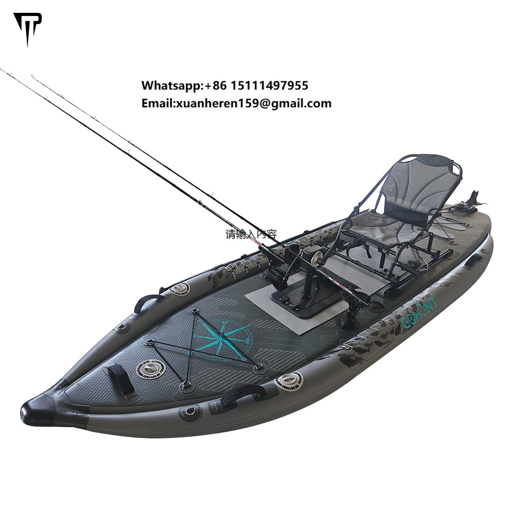 JTRDA 2024 New Inflatable Kaya - Fishing Kayak Pedal Drive reseña y precio