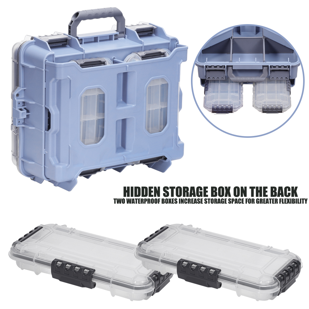 SAMOLLA Fishing Tackle Box Lar - Fishing Kayak Crate reseña y precio
