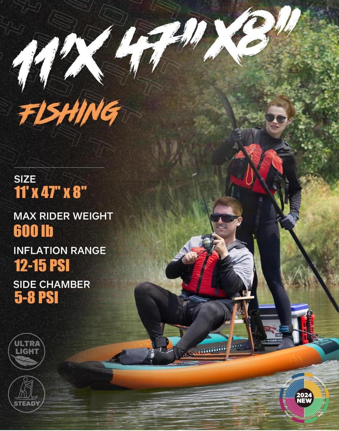 2 Person Inflatable Kayak for  - Fishing Kayak Seat reseña y precio