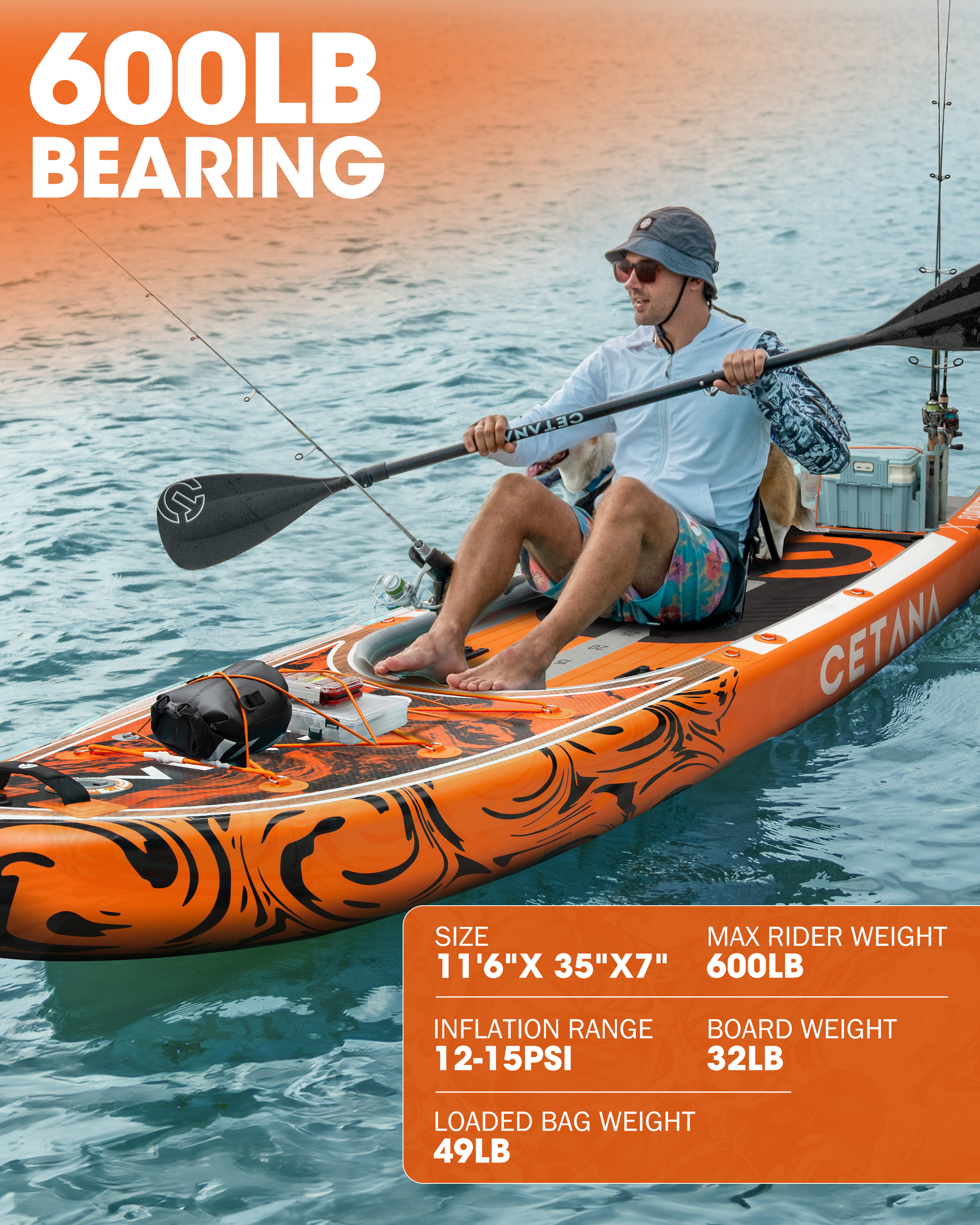 China Factory Inflatable Boat  - Fishing Kayak Rod Holder reseña y precio