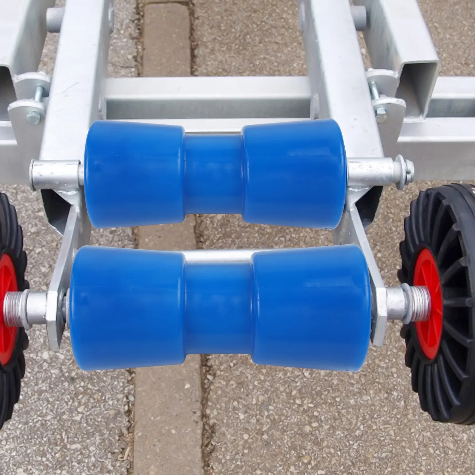 Heavy Duty Roller Boat Trailer - Fishing Kayak Cart reseña y precio
