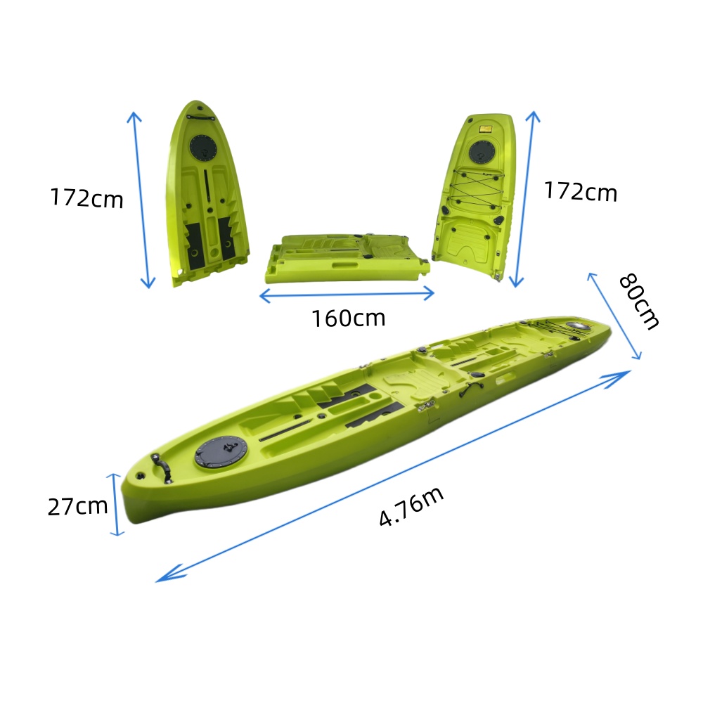 New Modular Tandem Double Sit- - Fishing Kayak Sit On Top reseña y precio