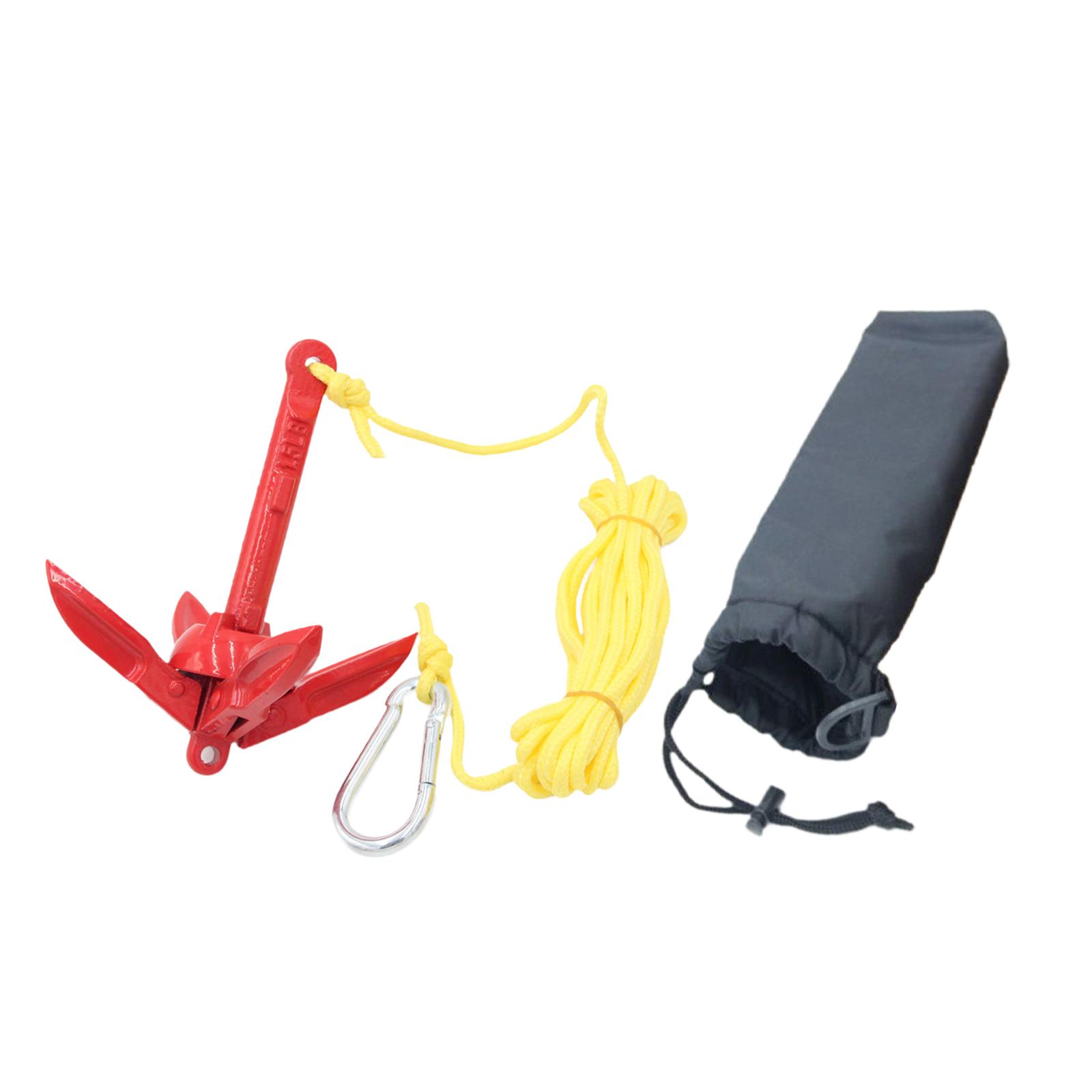 Carbon Steel Folding Boat Anch - Fishing Kayak Anchor reseña y precio